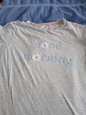 Ladies Cotton Nightshirt With Print On Front,Used,In Good Condition