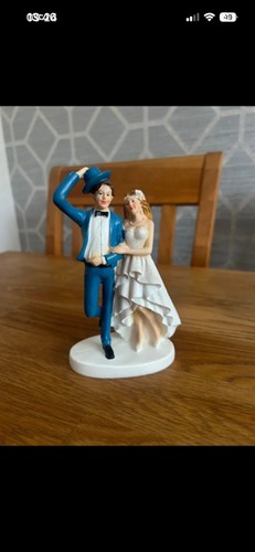 Wedding cake topper bride and - wedding,