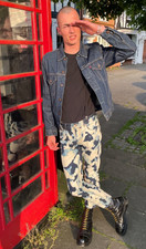 Skinhead BLEACHERS STRETCH SKINNY 34 Waist 28 leg