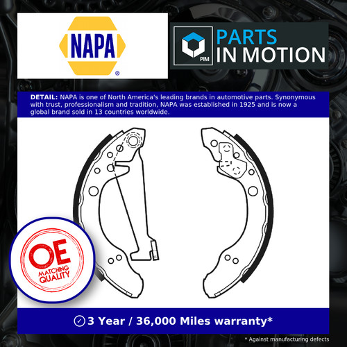 Brake shoes set fits - brake, skoda