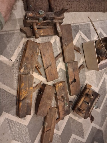 Vintage wooden moulding planes - moulding,