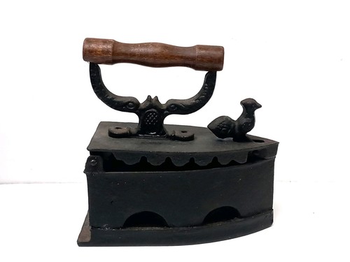 Antique charcoal coal - antique, cast