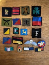 Various Military Cloth Badges