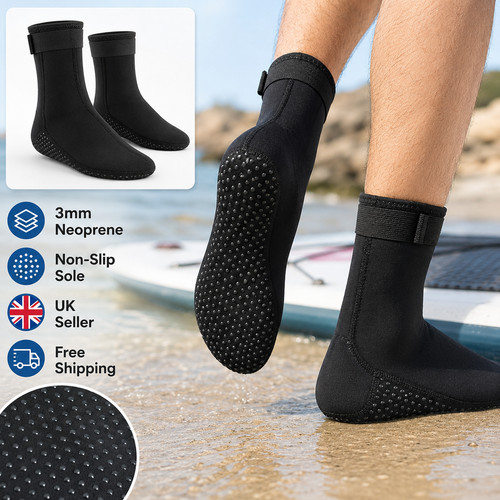 3mm neoprene wetsuit - 3mm, socks