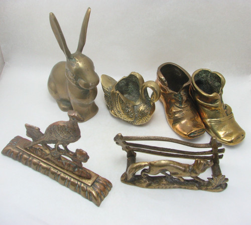 Group vintage small brass - group,