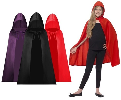 Kids hooded cape with large - with,
