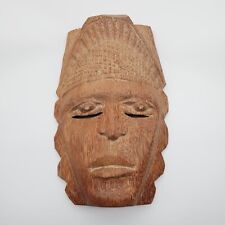 Tribal Mask Display Hand Crafted Wall Art Decorative Carved West African Wooden