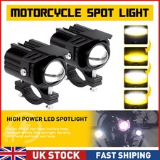 2x LED Motorcycle Spot Lights