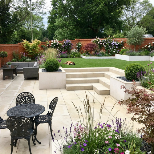 London beige porcelain - beige, paving