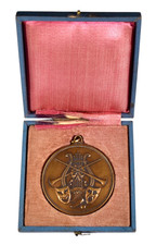 Antique Old Cased The C&J Clarks Amateur Operatic Society 1920-1924 Award Medal