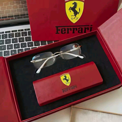 Ferrari rimless silver - silver, metal