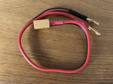 RC XT60 Male To Charge Lead Adaptor XT60 To 4mm Banana Plugs 14awg 200mm Length