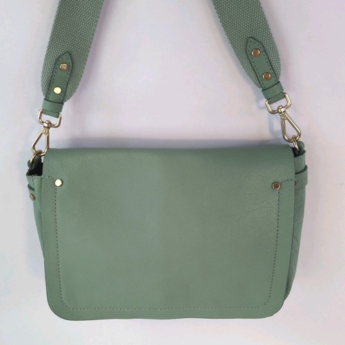 White stuff leather green - white,
