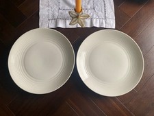 X2 Royal Doulton Gordon Ramsay Maze White Dinner Plates 11”