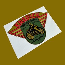 KNAPICK  LE VILARET Dealership Dealer Vinyl Sticker Lambretta Vespa SX TV LI LIS