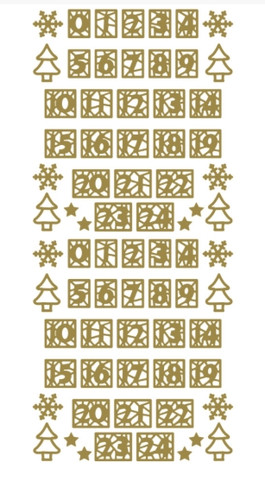 Christmas gold silver - silver, peel