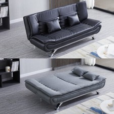 Upholstered 3 Seater Sofa Bed