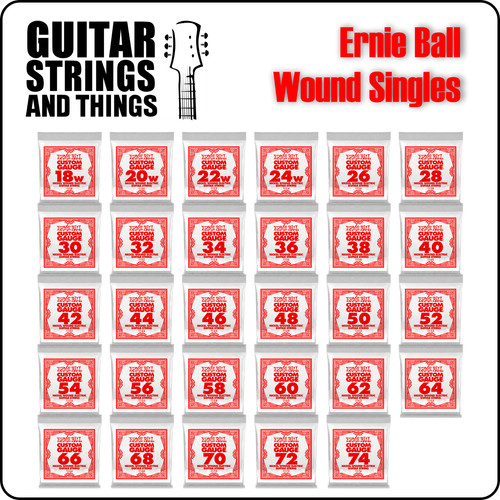 Ernie ball single - ball, wound