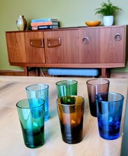 Vintage Coloured 7x4cm Glass