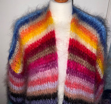 Hand knitted long haired 100%
