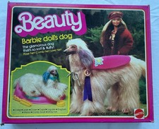 Vintage Barbie Doll Dog Beauty In Original Box with Accesoires