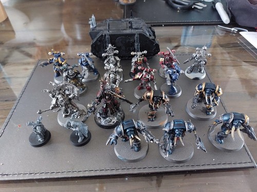 Small chaos space marines army - chaos,