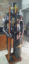 Medieval Knight Suit of Armor Combat Full Body Armour Suit With Stand