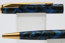 Vintage (1998) RARE Parker Insignia Lacquered Winters Night Ballpoint Pen, GT