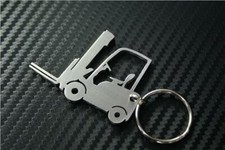  FORKLIFT TRUCK KEYRING KEYCHAIN DRIVER WAREHOUSE GAS