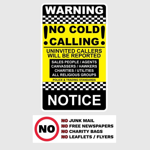 Notice warning cold - notice, no