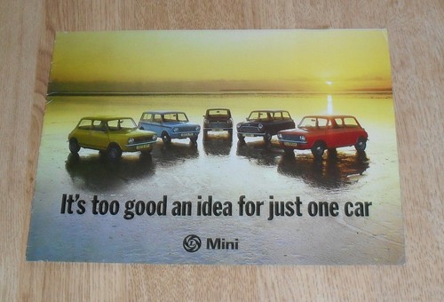 Austin mini brochure 1975 - austin,