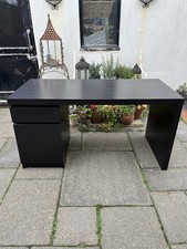 IKEA Malm Black Desk