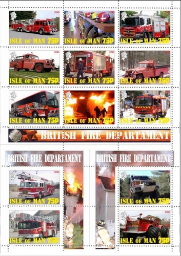 Stamp sheet blocks isle man - sheet+blocks, of