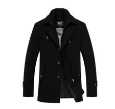 Men Coat Long Casual Fashion