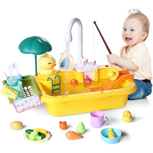 Kids play sink toy - play,