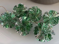 Vintage Retro * Atomic Burst * Foil Christmas Tree Baubles