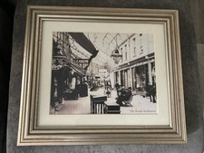 Framed Vintage Print Of Westbourne Arcade, Bournemouth UK Circa 1910s