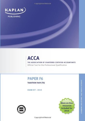 Taxation exam - f6, 09)