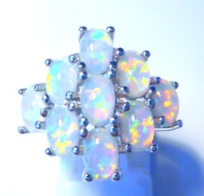 GORGEOUS WHITE  FIRE OPAL