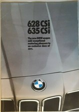 BMW 628 CSi & 635 CSi Brochure