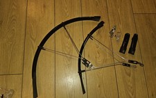 SKS Raceblade Long 35mm Wide Road Bike Mud Guards Black