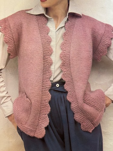 Easy knit ladies pretty - easy,