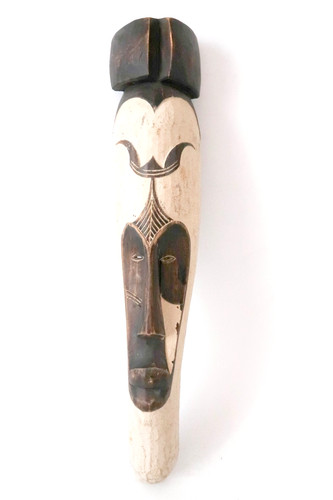 Large vintage african fang - large,