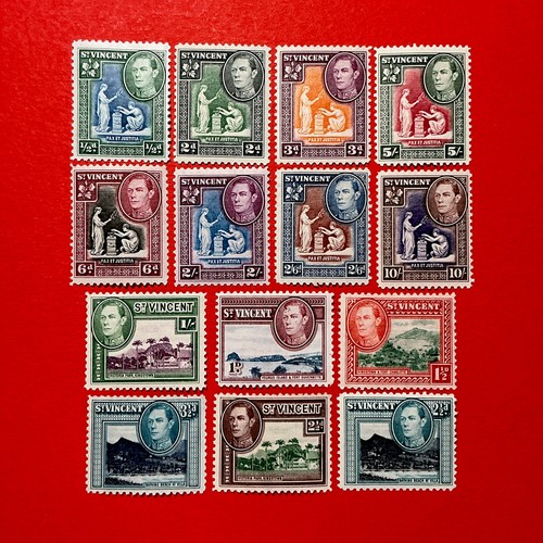 Vincent stamps 1938 kgvi - stamps,,