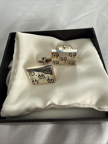 Gucci ghost cufflinks - ghost, silver