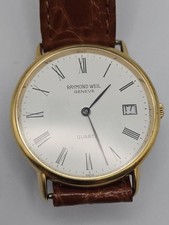 Raymond Weil Geneve Watch Swiss Quartz Working Great Condition New Battety 