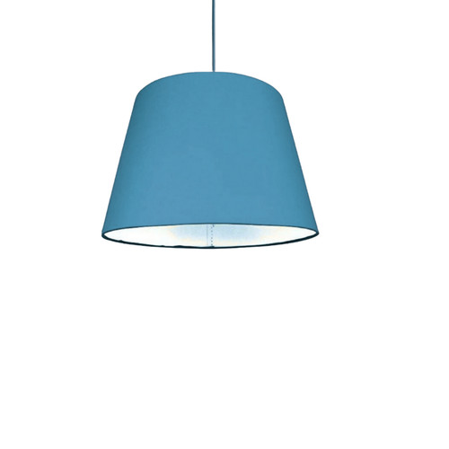 Cotton textured drum lampshade - cotton,