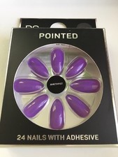 Amethyst purple false nails - amethyst,