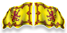 2 x Waving rampant lion Flag