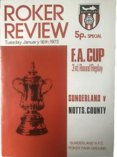 SUNDERLAND V NOTTS COUNTY FA